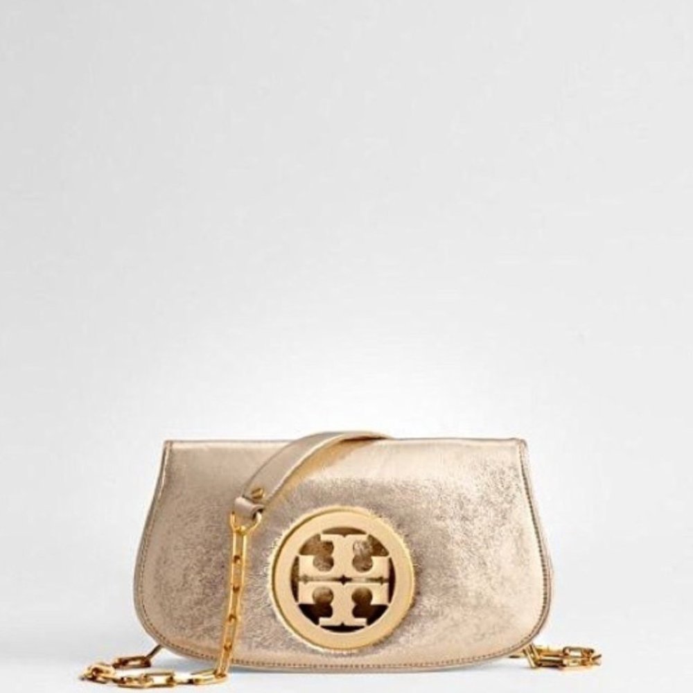 Tory Burch Gold Clutch